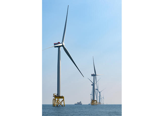 Foto El parque eólico marino East Anglia One comienza a generar energía eléctrica limpia.